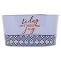 Ghiveci, Choose Joy, Creaciones Meng, 22.5x11 cm, metal