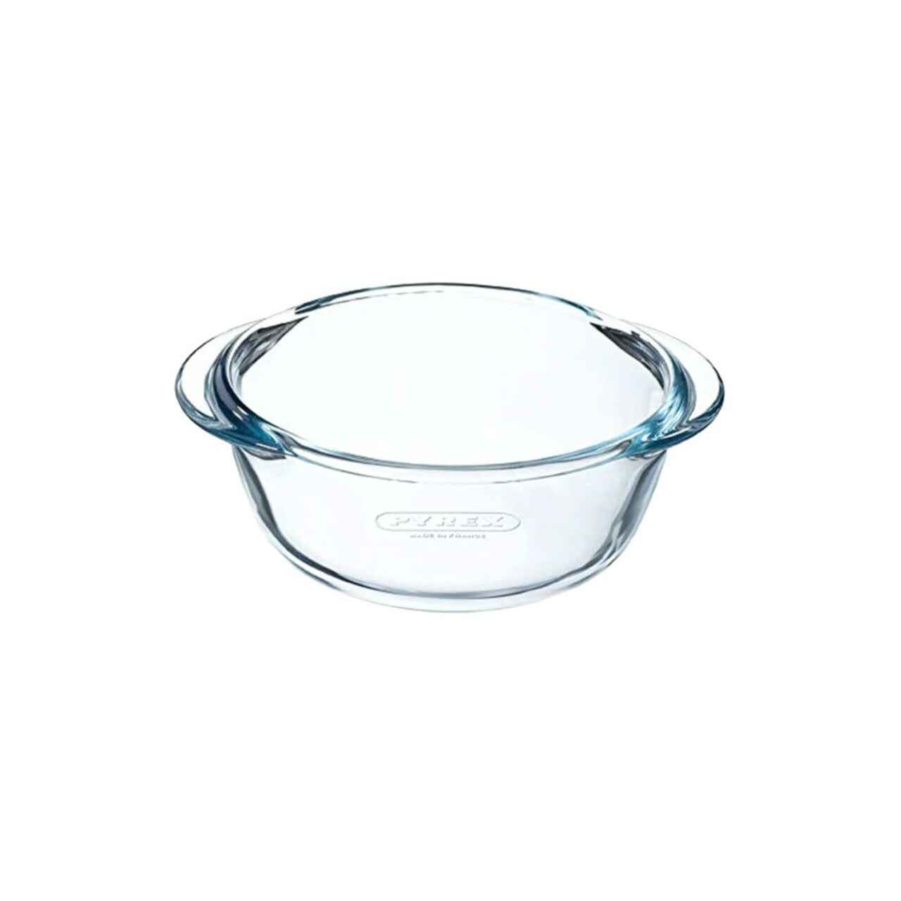 Caserola rotunda, cu capac, sticla termorezistenta, 18cm/1L, "Cook&amp;Heat" - Pyrex - imagine 3