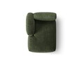 Sezlong modular living stanga 1 loc, Martina-120, Micadoni Home, 176x123x75 cm, catifea, verde