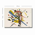 Tablou decorativ, 70100KANDINSKY016, Canvas, Lemn, Multicolor