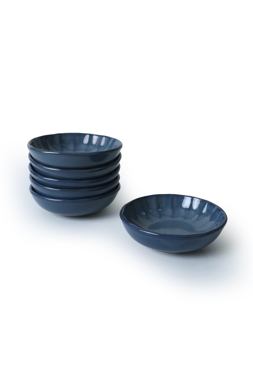 Set de boluri pentru aperitive (6 piese), L'essentiel Maison, 275KRM2432, Antibacterian, Albastru inchis - view 6