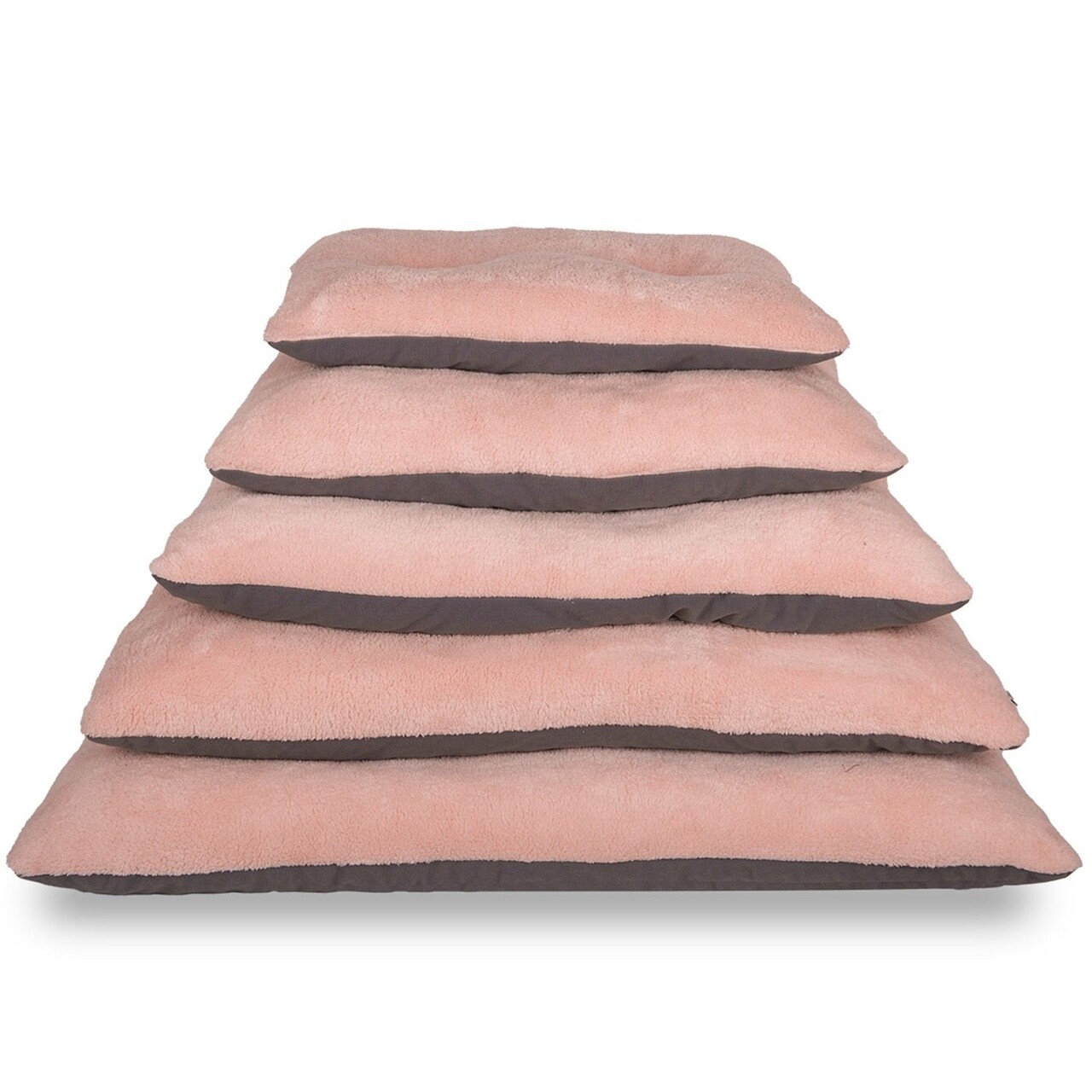 Pat pentru animale de companie, Paws &amp; Whiskers, Polly Dog 50 x 70, Material exterior: 100% poliester, Roz / Antracit - imagine 2