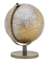 Decoratiune luminoasa Globe Orange, Mauro Ferretti, Ø20x28 cm, auriu/argintiu
