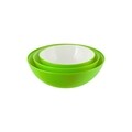 Set 3 boluri, Casa Plastor, Shiuly, 0.6 + 0.9 + 1.2 L, plastic, verde