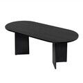 Masa extensibila, Nordure, Sorell, 160x75x90 cm, Negru