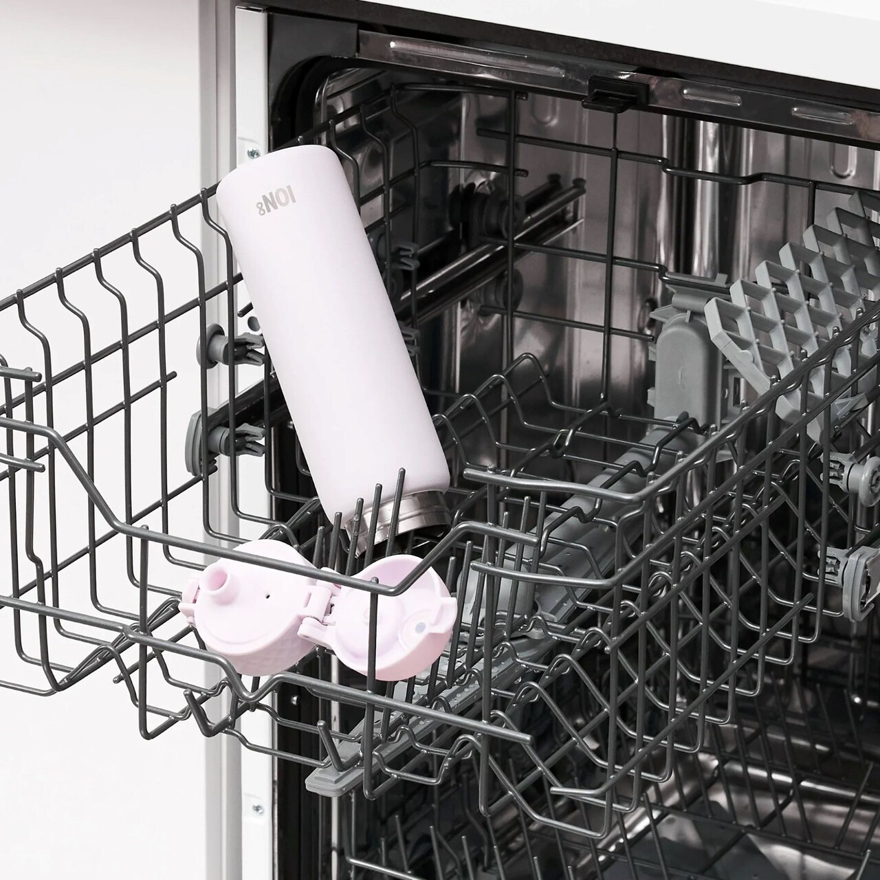 Sticla apa Slim, inox, 600ml, Lilac Dusk - Ion8 - view 9