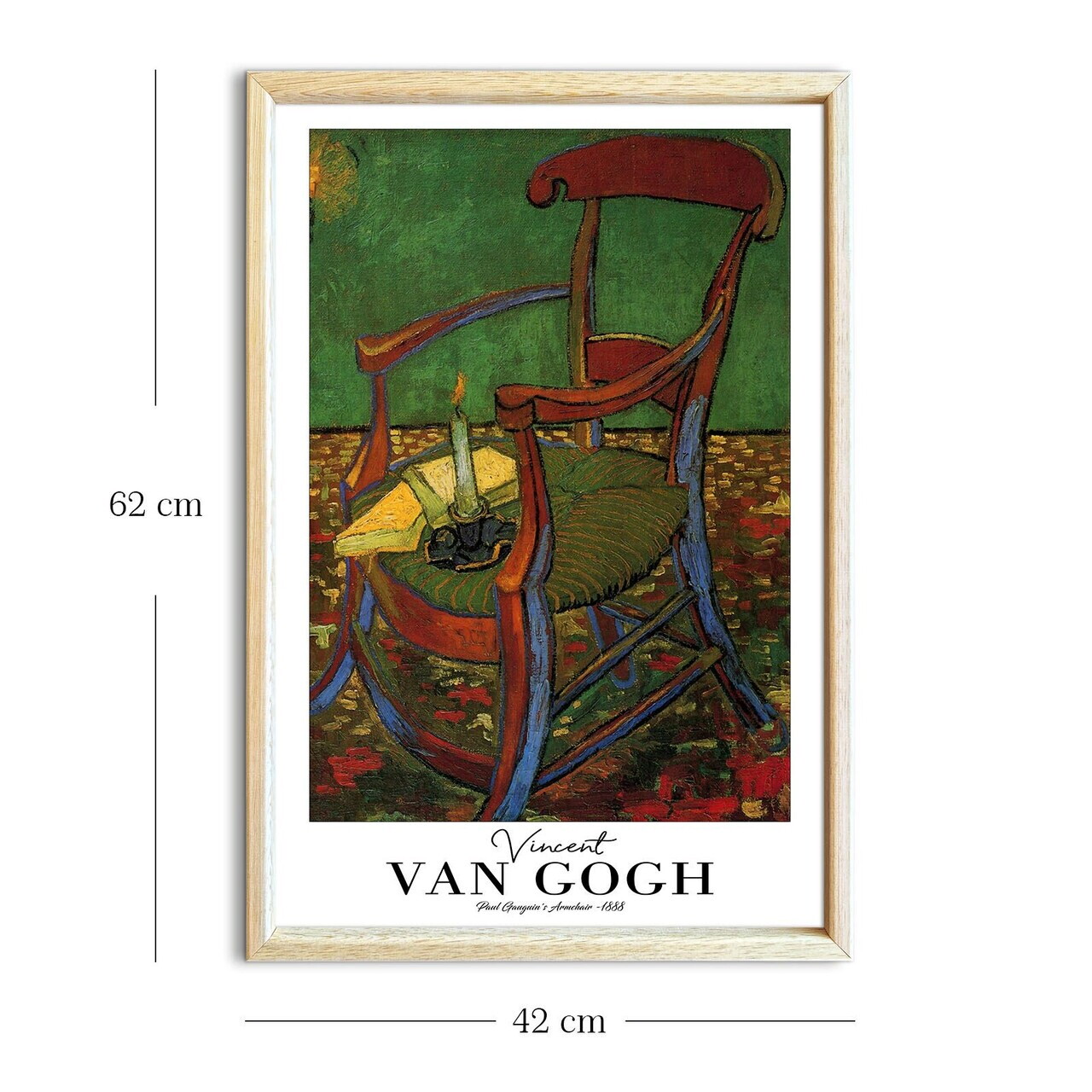 Tablou decorativ, 4262AHSGOGH-005, Lemn masiv, Fundal: 100% MDF (Grosime: 2,7 mm), Multicolor - view 5