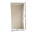 Oglinda decorativa A306D, Neostill, 65 x 130 cm, argintiu