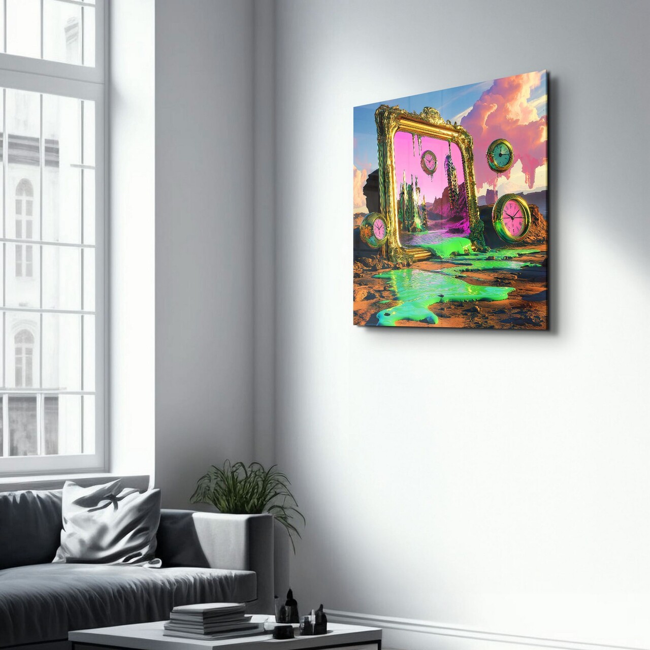 Tablou decorativ, SPK-3003, Dimensiune: 40 x 40 cm, Multicolor - view 5