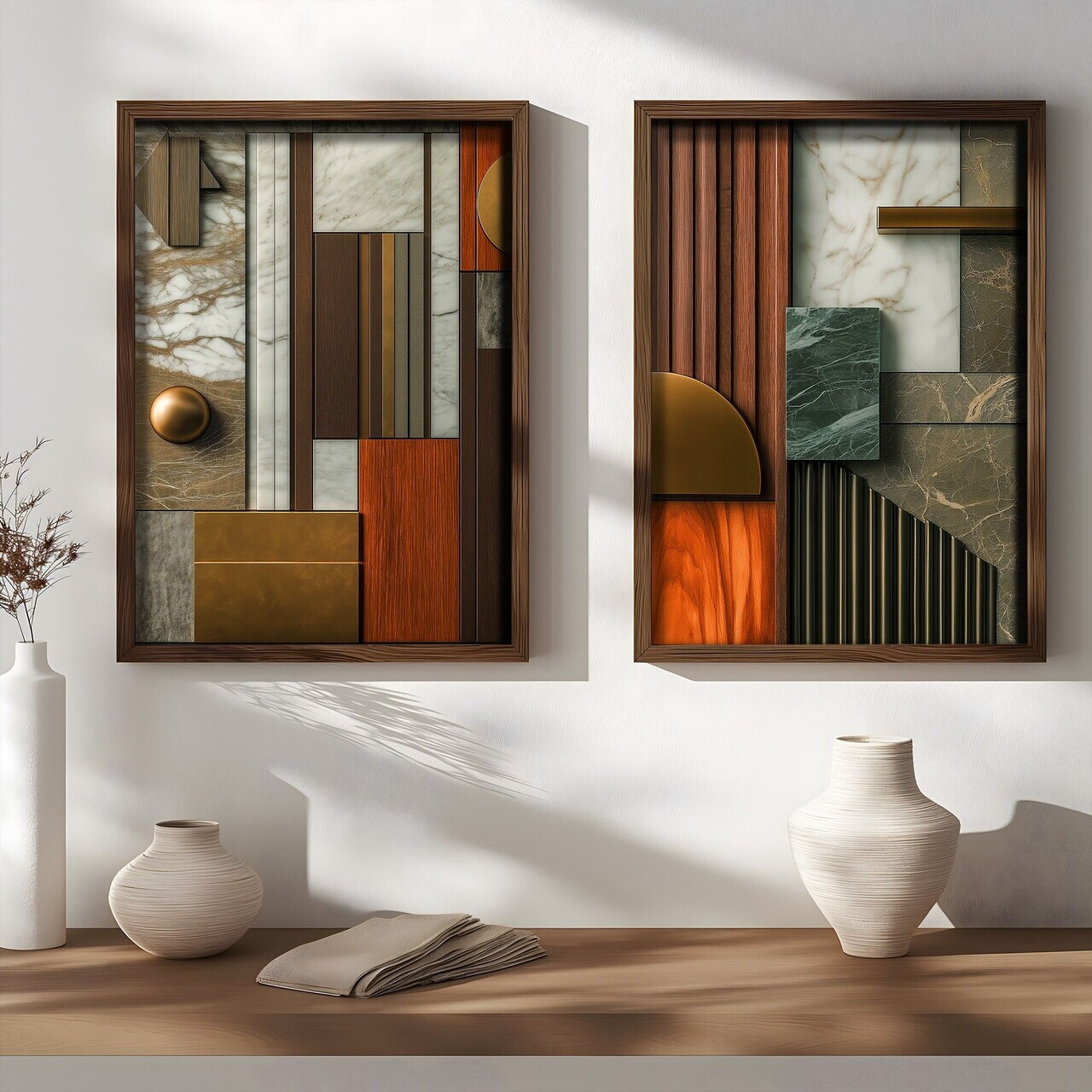 Tablou decorativ NAL196-70 MDF Lemn masiv Multicolor