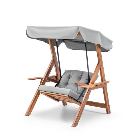 Leagan gradina/terasa, hudson, galata swing s1, gri