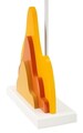 Lampa de masa Color -A, Mauro Ferretti, 1 x E27, 40W, 30x30x57 cm, MDF/fier, multicolor