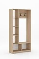 Cuier de perete, Hanah Home, İvriz, 90x182x35 cm, Stejar Sonomo