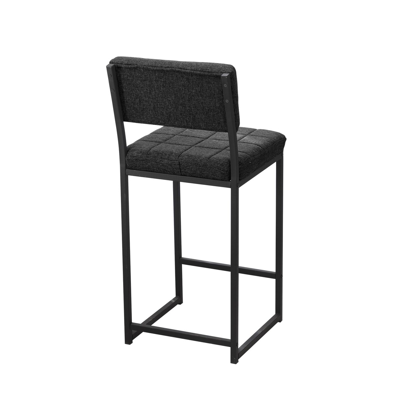 Scaun de bar, Hanah Home, Retro, 40x98x40 cm, Antracit - imagine 8
