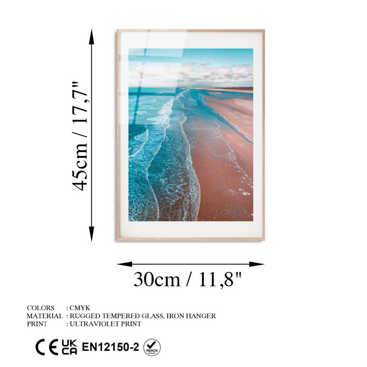 Tablou decorativ, UV-1057, 30 x 45 cm, Multicolor - view 7