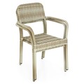 Set mobilier pentru gradina/terasa, Alana, 5 piese, gri