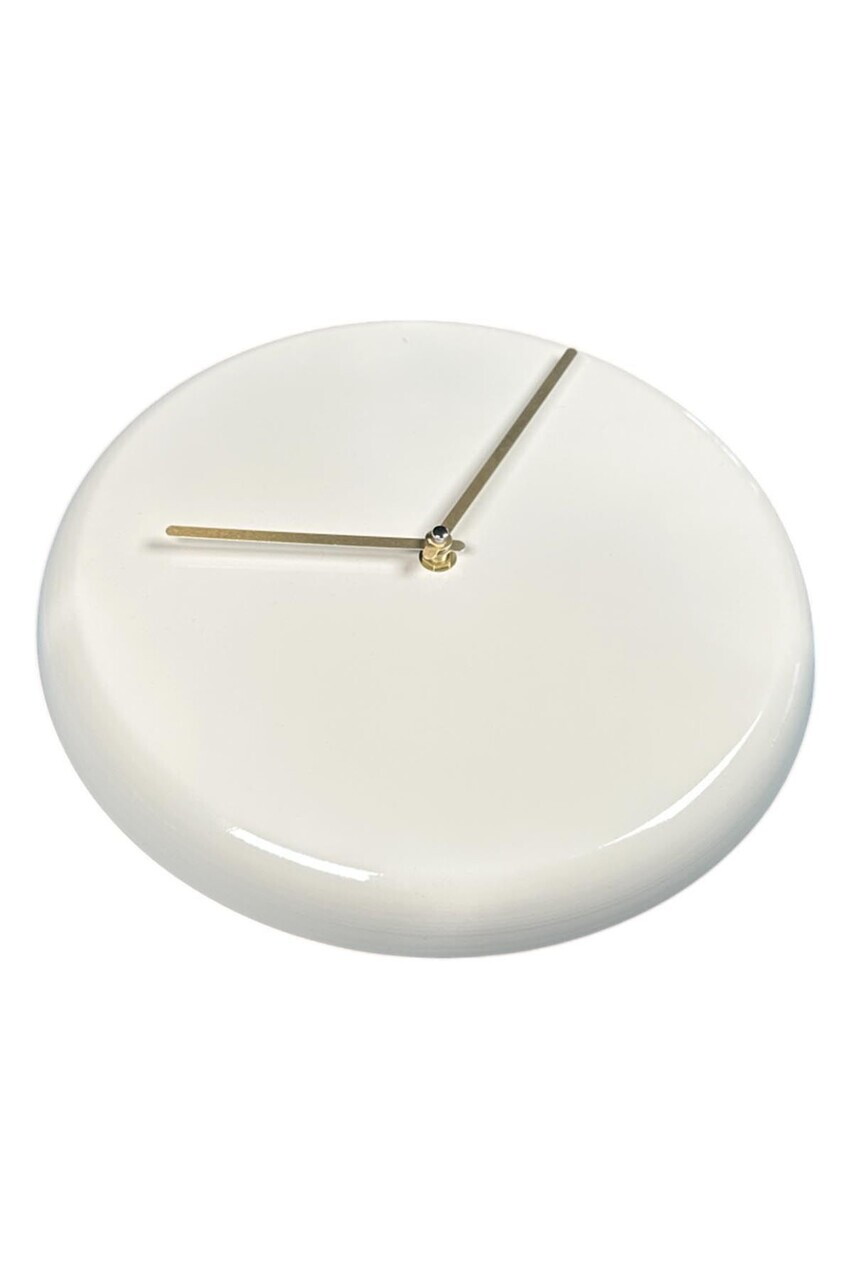 Ceas de perete, 30Sivmet, ALUMINIU, 30 x 30 cm, Crem — imaginea 5