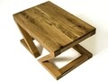 Masuta de cafea, Massive Design, Malanje, 80 x 40 x 50 cm, lemn de pin/lemn de stejar, natural