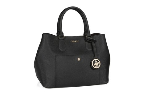 Geanta beverly hills polo club, 589, piele ecologica, negru