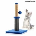 Stalp de zgariat si masaj cu minge pentru pisici Miausage InnovaGoods, 30x51.5 cm