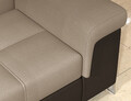 Coltar extensibil dreapta 4 locuri ELTAP, ERI-21, Eridano, 275x202x88 cm, lemn/poliester, maro deschis/maro inchis