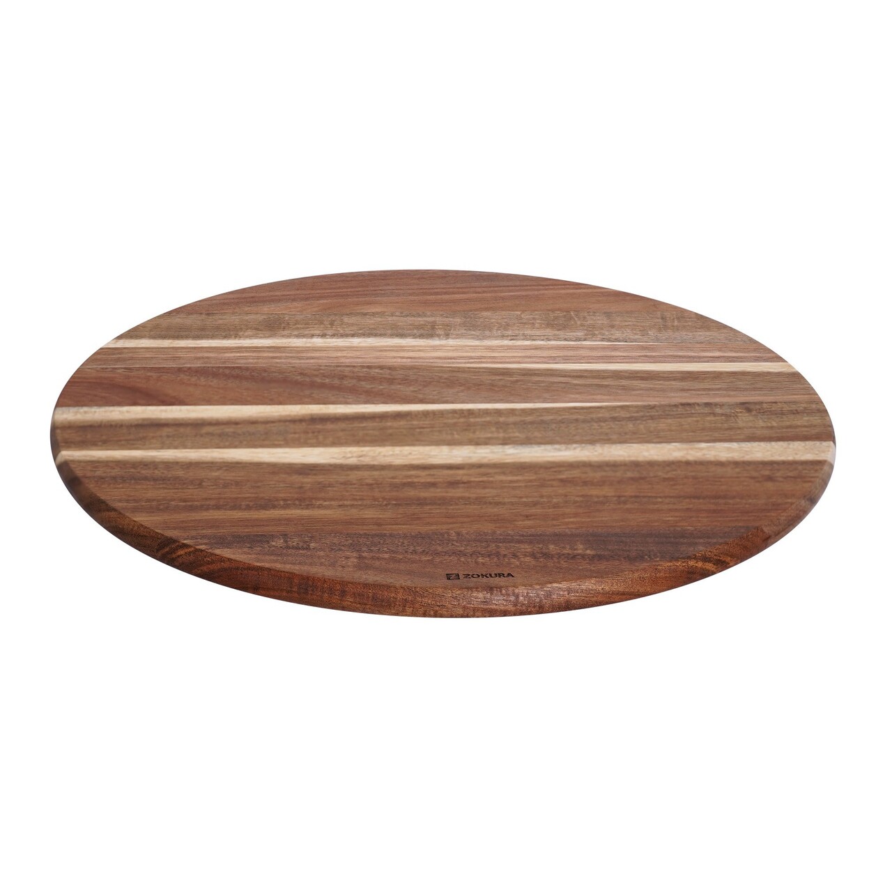 Platou rotativ, 40,5 cm, din lemn de acacia - Zokura - imagine 3