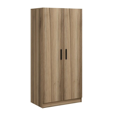 Dulap pentru haine, Minerva, Kale Oak, 90x190x52 cm, PAL, Stejar