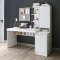 Birou, Hanah Home, Nora Right, 160x157.8x60 cm, PAL, Alb