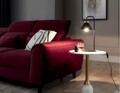 Lampa de masa ELTAP, Detmer, 22x20x44 cm, 1xE27, 15W, otel, negru/auriu