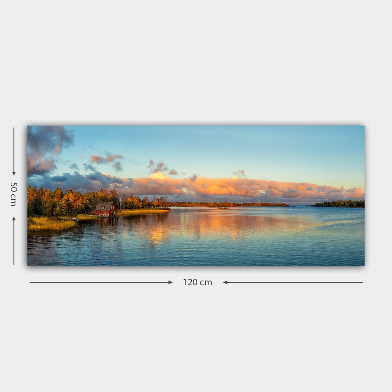 Tablou decorativ, YTY141667_50120, Cadru: 100% LEMN (grosime: 3 cm), Multicolor - view 3