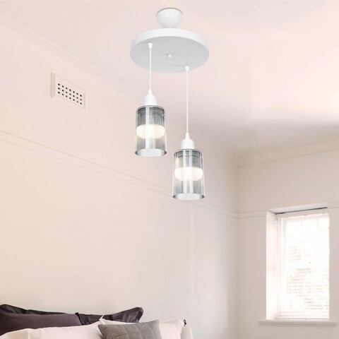 Lustra beyaz, asz.1477, squid lighting, 68x30x30, 20w, alb