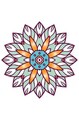 Covor, HMNT945, 140x220 cm, Poliester, Multicolor
