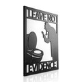 Tablou decorativ, No Evidence, Dimensiune: 20 x 25 cm, Alb/Negru
