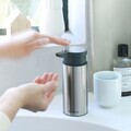 Dispenser sapun lichid, Brabantia, Matt Steel, 9.5x6.5x16.5 cm, otel, argintiu