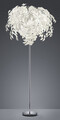 Lampadar Leavy, RL, 70x180 cm, 28W, 3x E14, metal, alb/argintiu