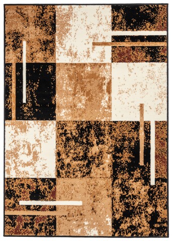 Covor lapasic, decorino, 60x110 cm, polipropilena, maro/bej
