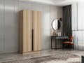 Dulap pentru haine, Minerva, Kale Plus Oak, 90x210x52 cm, PAL, Stejar