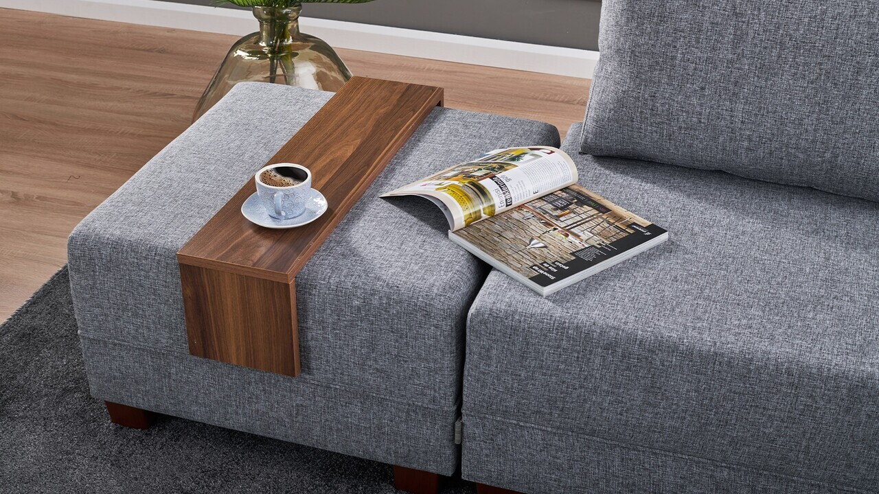Coltar, Atelier del Sofa, 613LFS1164, Gri — imaginea 4