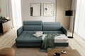 Coltar extensibil stanga 3 locuri ELTAP, LT-38MAN, Gomsi, 228x165x100 cm, lemn/poliester, verde