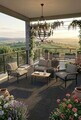 Set mobilier de gradina, Hanah Home, Alya Sehpa, Gri