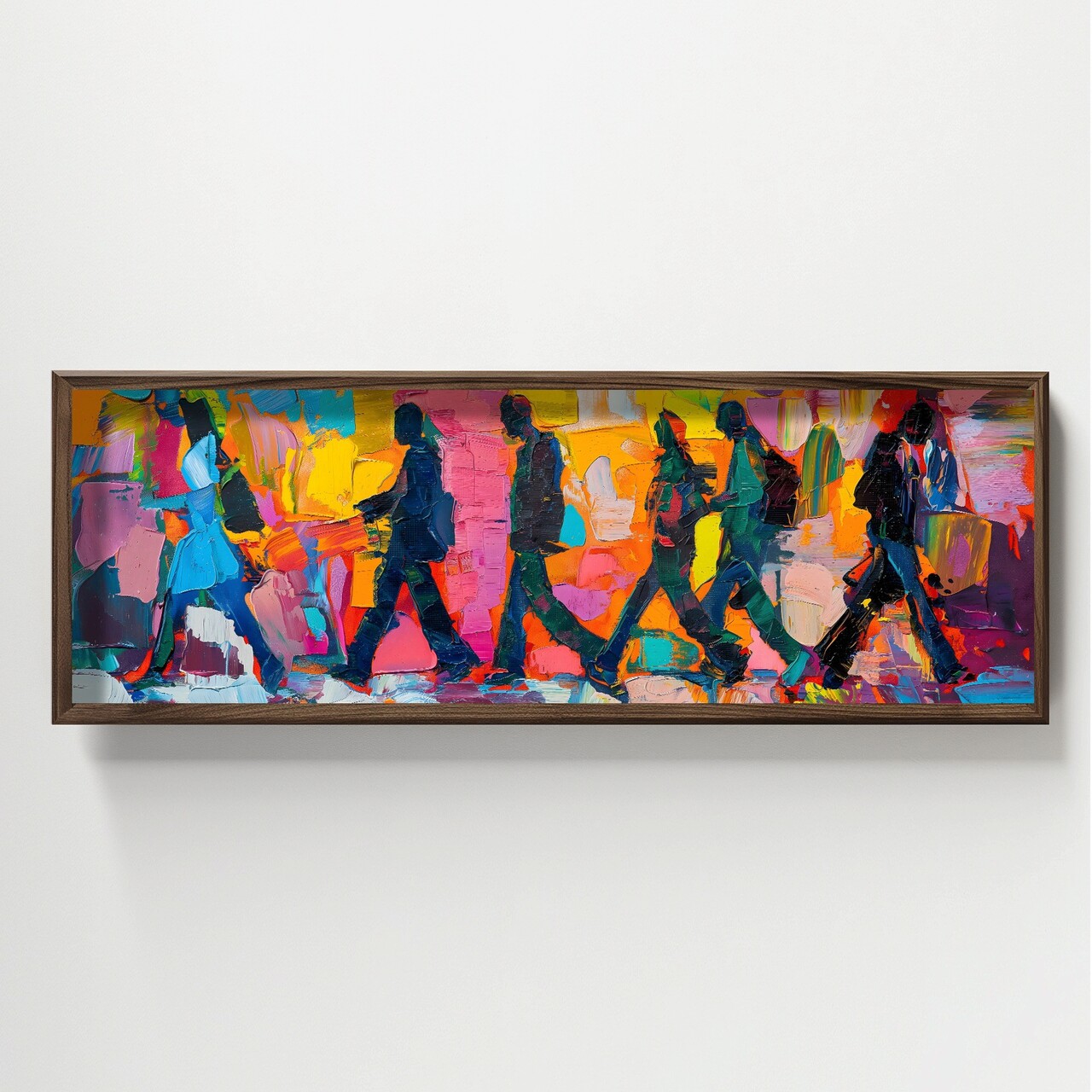 Tablou decorativ HUM040 Cadru: 100% MOLID Multicolor