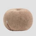 Taburet Luncta, Homla, 82x52x34 cm, MDF/lemn/poliester, bej