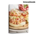 Cuptor electric pentru mini pizza cu carte de retete Presto, InnovaGoods, 700W, rosu/negru