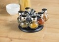 Set condimente cu suport rotativ 7 piese Spice, Ambition, sticla