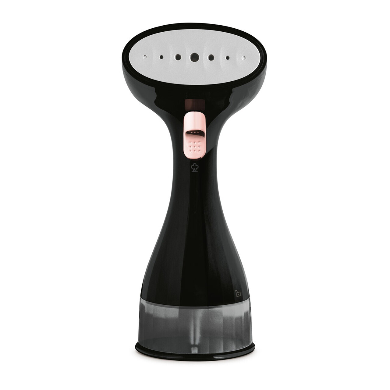 Aparat de calcat cu aburi Fashion TV, Matte Black-Rose Gold, 1500W, 220 ml, invelis ceramic, negru - imagine 2