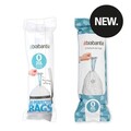 Set 20 saci de gunoi, Brabantia, PerfectFit, marimea O, 30 L, polipropilena, alb