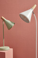 Lampadar Brill, Bizzotto, 31x20x148 cm, 1 x E27, 25W, otel/lemn de pin, alb