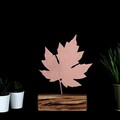 Decoratiune, Maple, 17x27x3.5 cm, Metal, Bronz