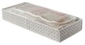 Cutie pentru depozitare haine Madison, Compactor, 95x45x18 cm, alb/maro