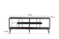 Comoda TV, Kalune Design, Eze, 120x44.5x30 cm, Antracit
